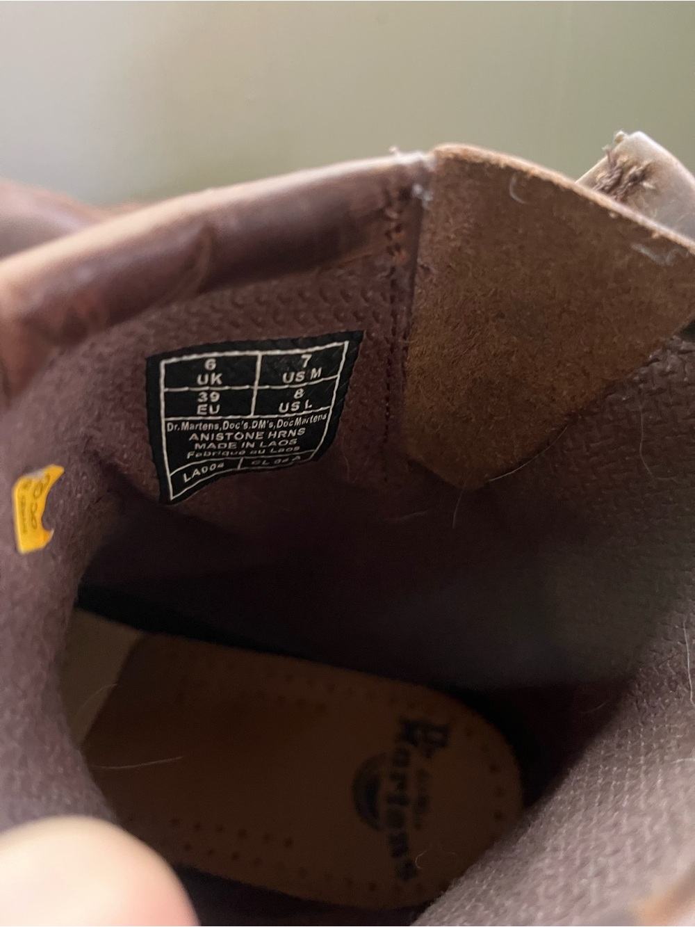 Dr. Marten ANISTONE harness brown boots - Picture 5 of 11